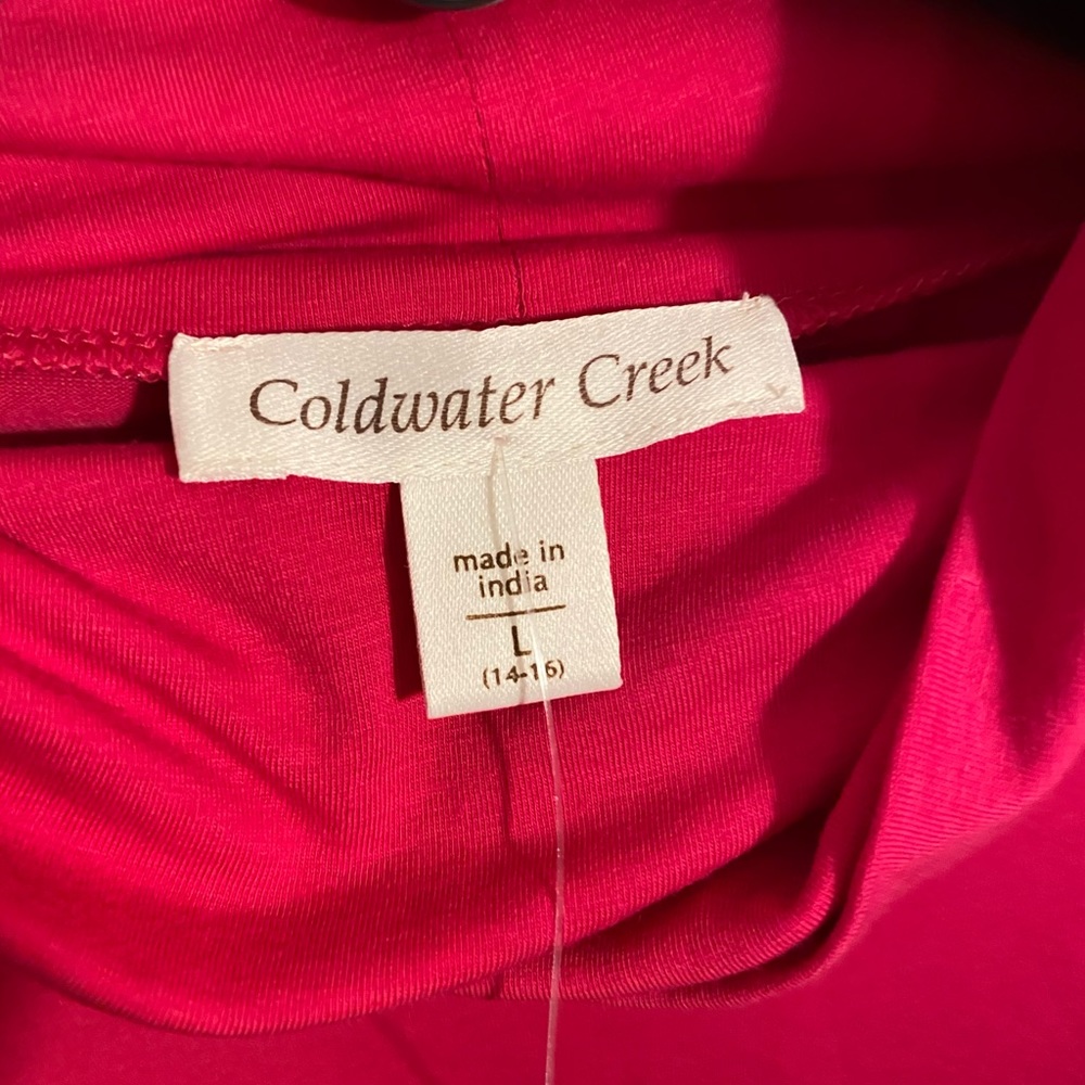 Coldwater Creek T Neck long sleeve top